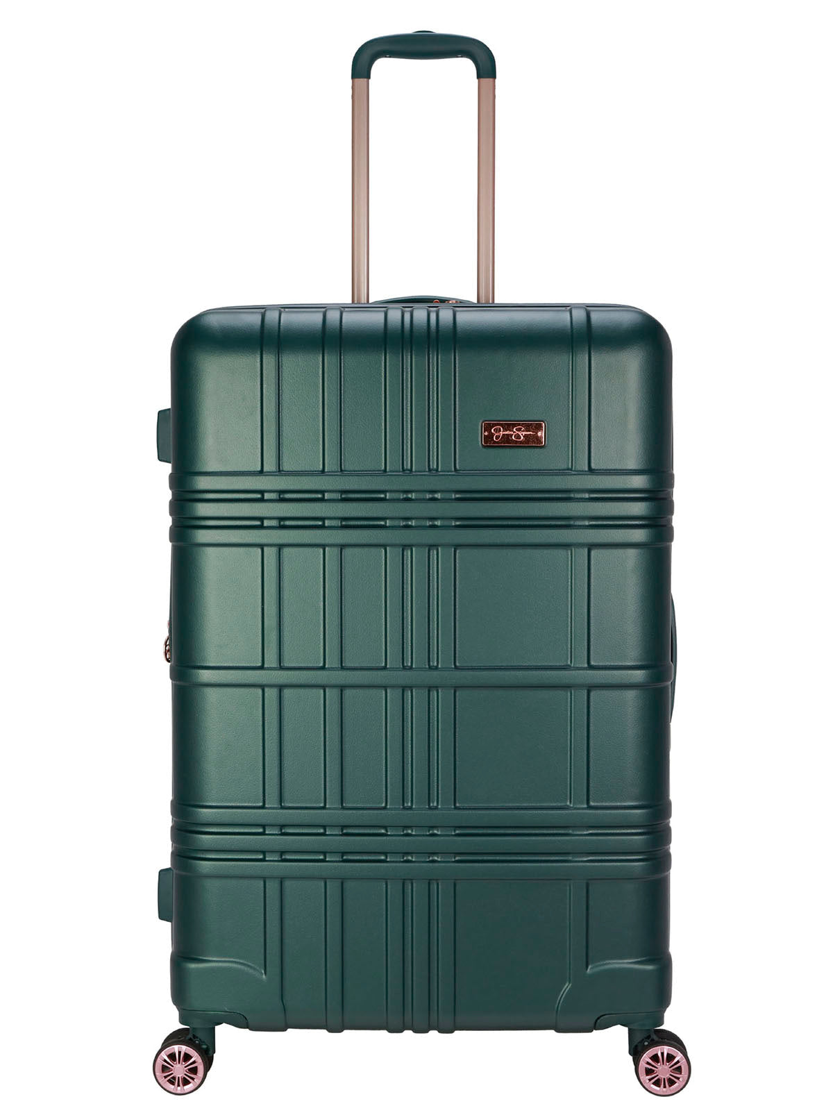 Jessica Simpson Featured - Jewel Plaid Luggage Collection in Jade