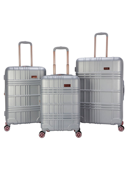 Jessica Simpson Trending - Jewel Plaid Luggage Collection in Silver