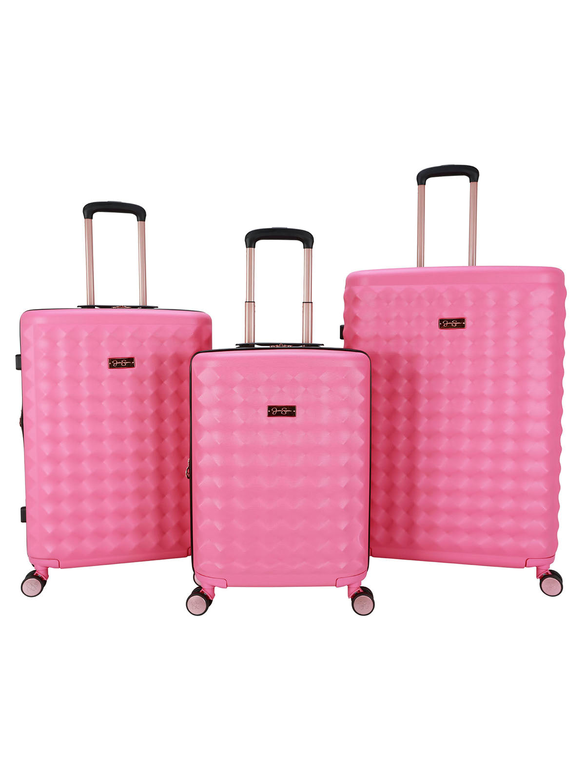 Jessica Simpson Featured - Vibrance Luggage Collection in Pink