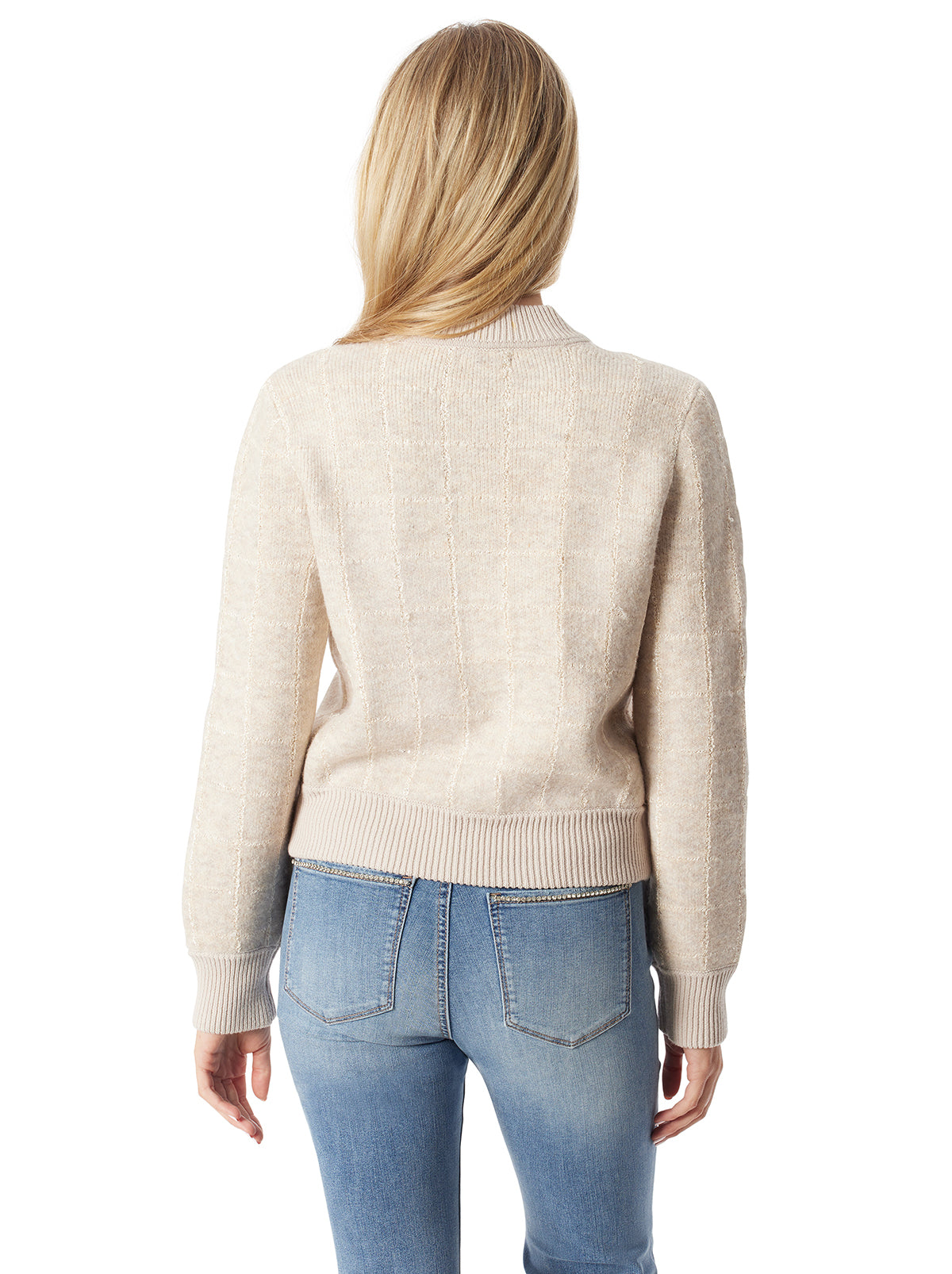 Jessica Simpson Exclusive - Sylviana Bomber Jacket in Natural Combo