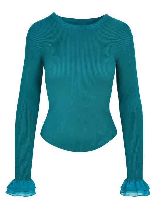 Jessica Simpson Best Seller - Nala Sweater in Teal Green
