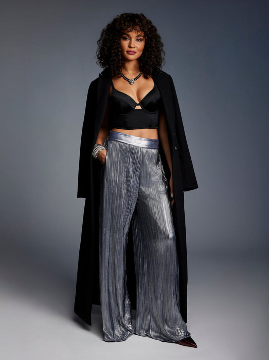 Jessica Simpson Trending - Adaeze Wide Leg Pant in Peacoat