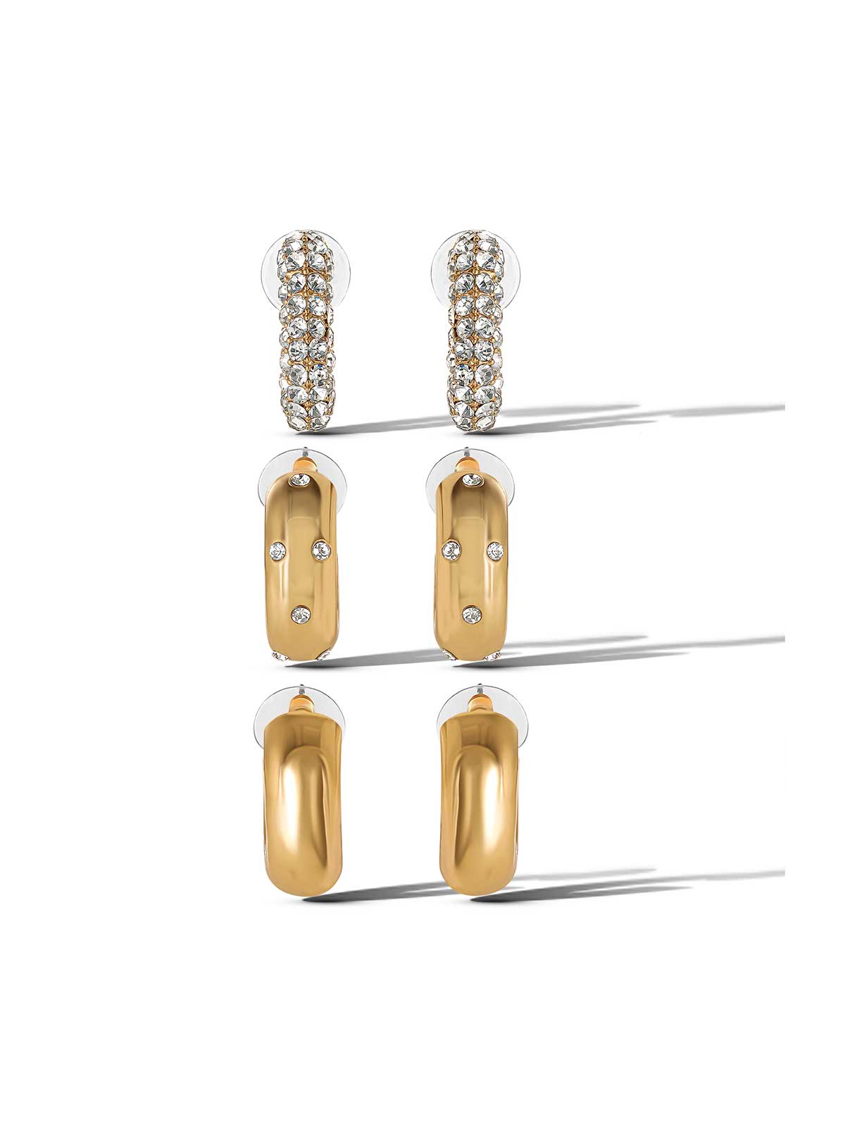 Jessica Simpson Trending - 3 Hoop Earring Set