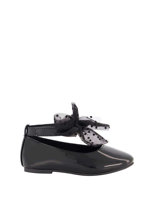 Jessica Simpson Trending - Toddler Amy Tulle Ballet Flat in Black