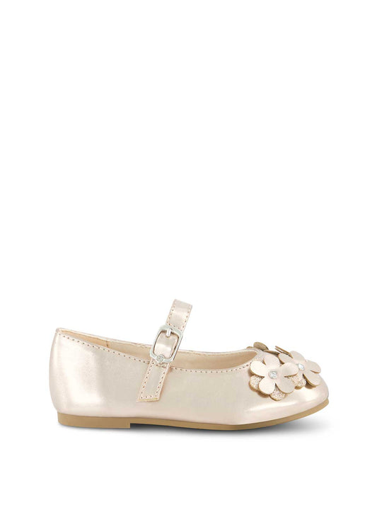 Jessica Simpson Featured - Toddler Amy Petal Ballet Flat in Champagne