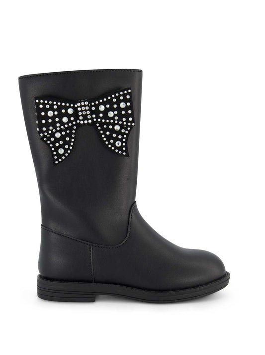 Jessica Simpson Exclusive - Toddler Evie Ribbon Boot in Black
