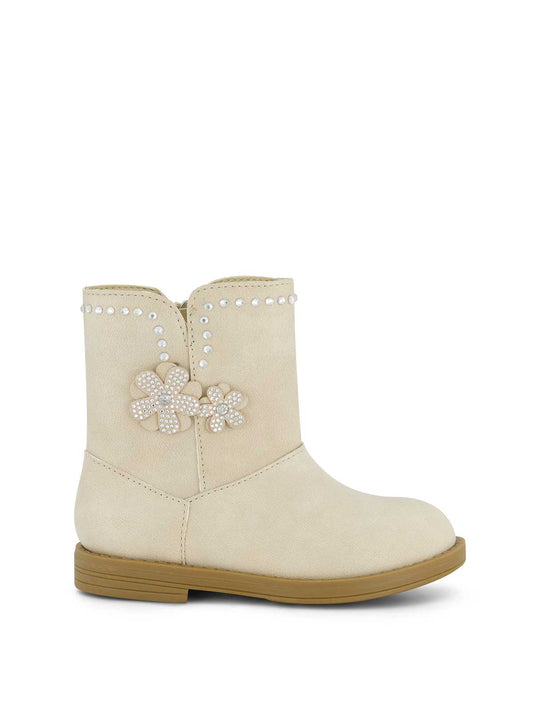 Jessica Simpson Featured - Toddler Evie Flower Boot in Cream