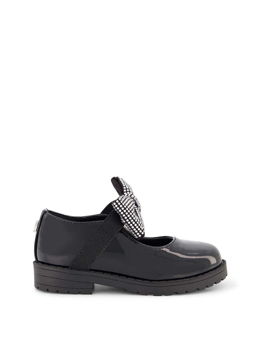 Jessica Simpson Best Seller - Toddler Aubrey Bow Flat in Black