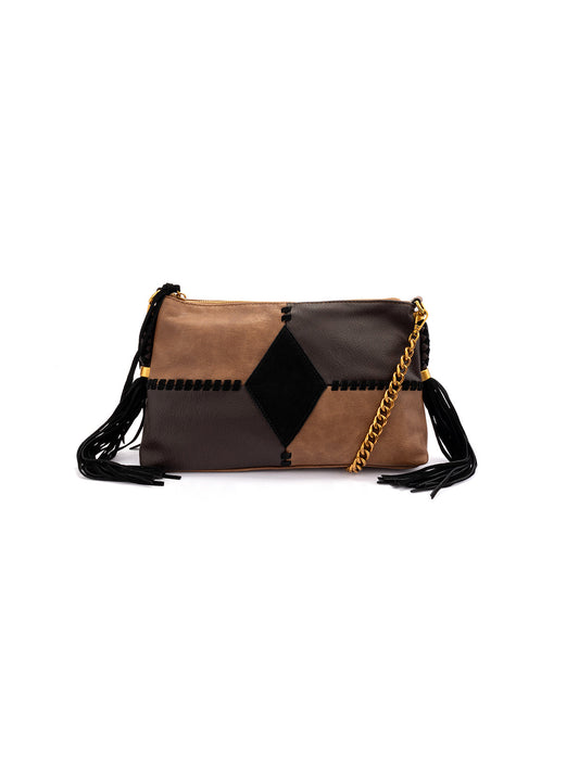 Jessica Simpson Featured - Darlene Crossbody in Almond Brown Multi