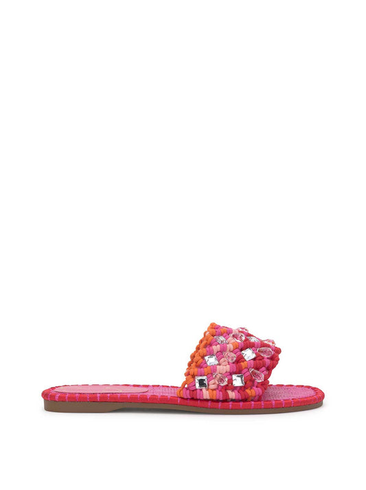 Jessica Simpson Trending - Brennara Flat Sandal in Bright Orchid