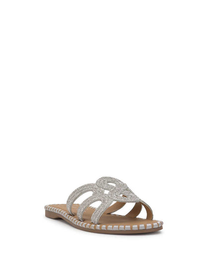 Jessica Simpson Popular - Bria Flat Sandal in Silver