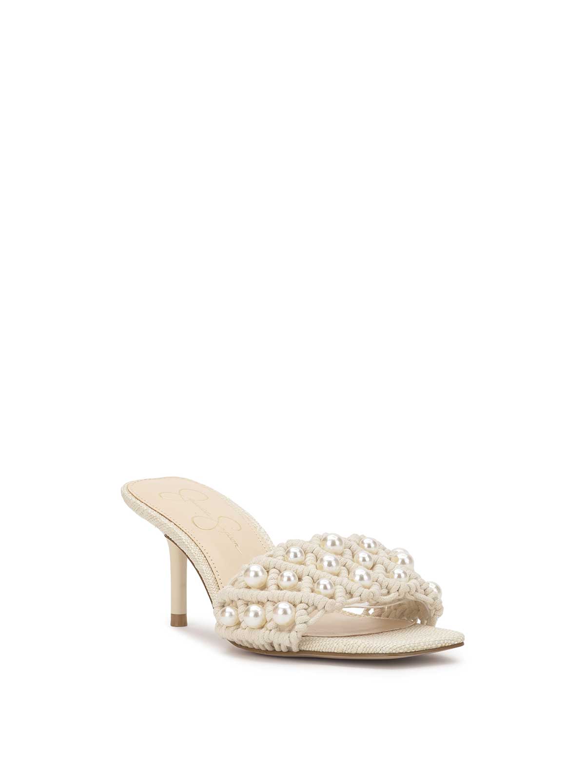 Jessica Simpson Popular - Cameleah Heeled Sandal in Cream