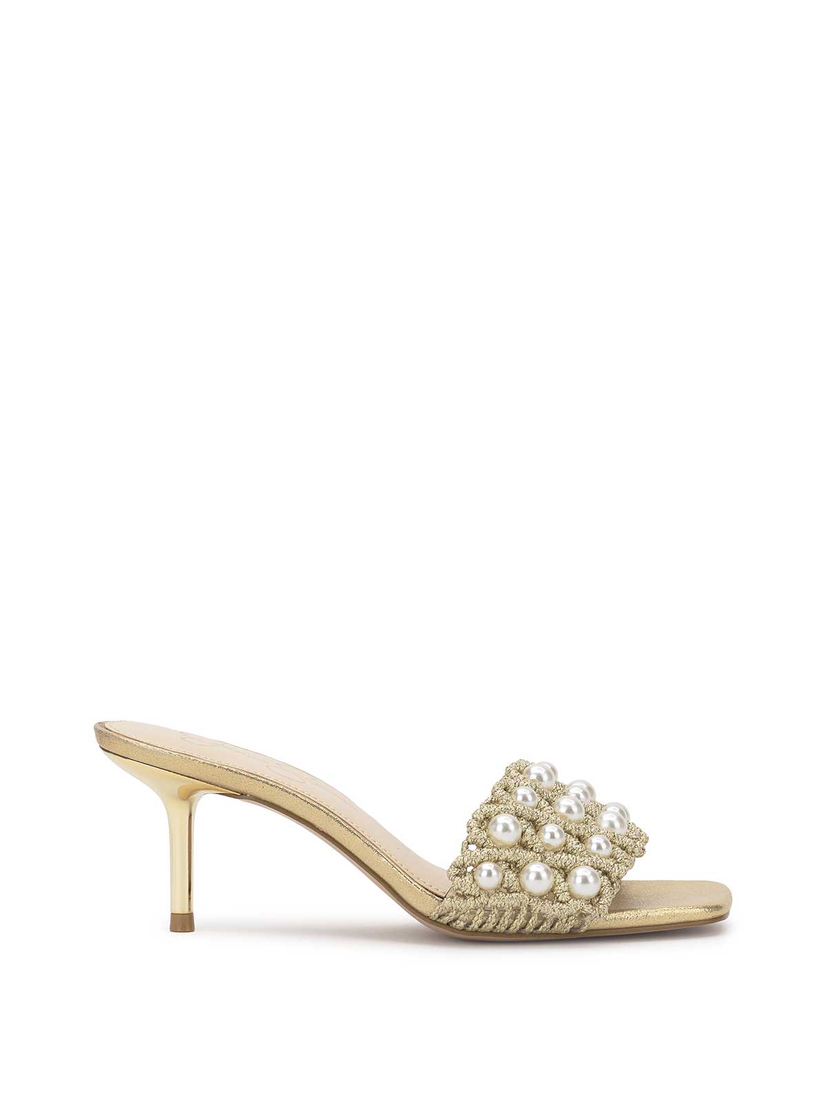 Jessica Simpson Trending - Cameleah Heeled Sandal in Soft Gold