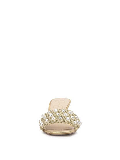 Jessica Simpson Trending - Cameleah Heeled Sandal in Soft Gold