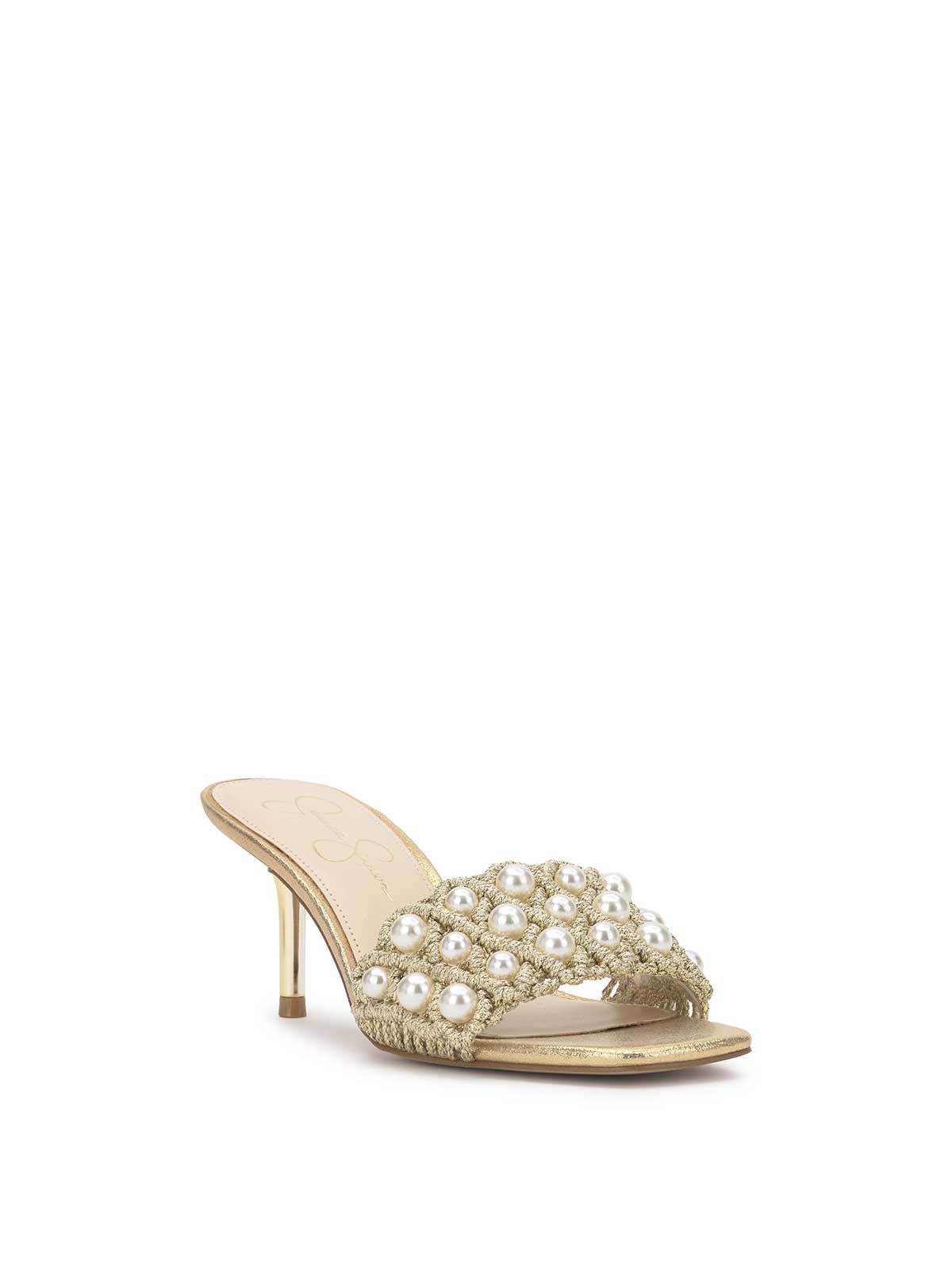 Jessica Simpson Trending - Cameleah Heeled Sandal in Soft Gold