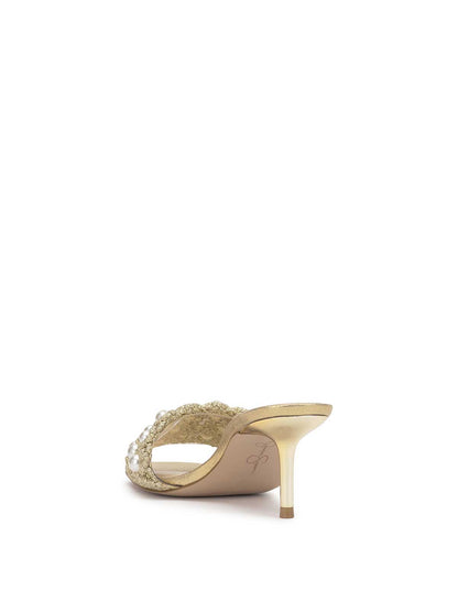 Jessica Simpson Trending - Cameleah Heeled Sandal in Soft Gold