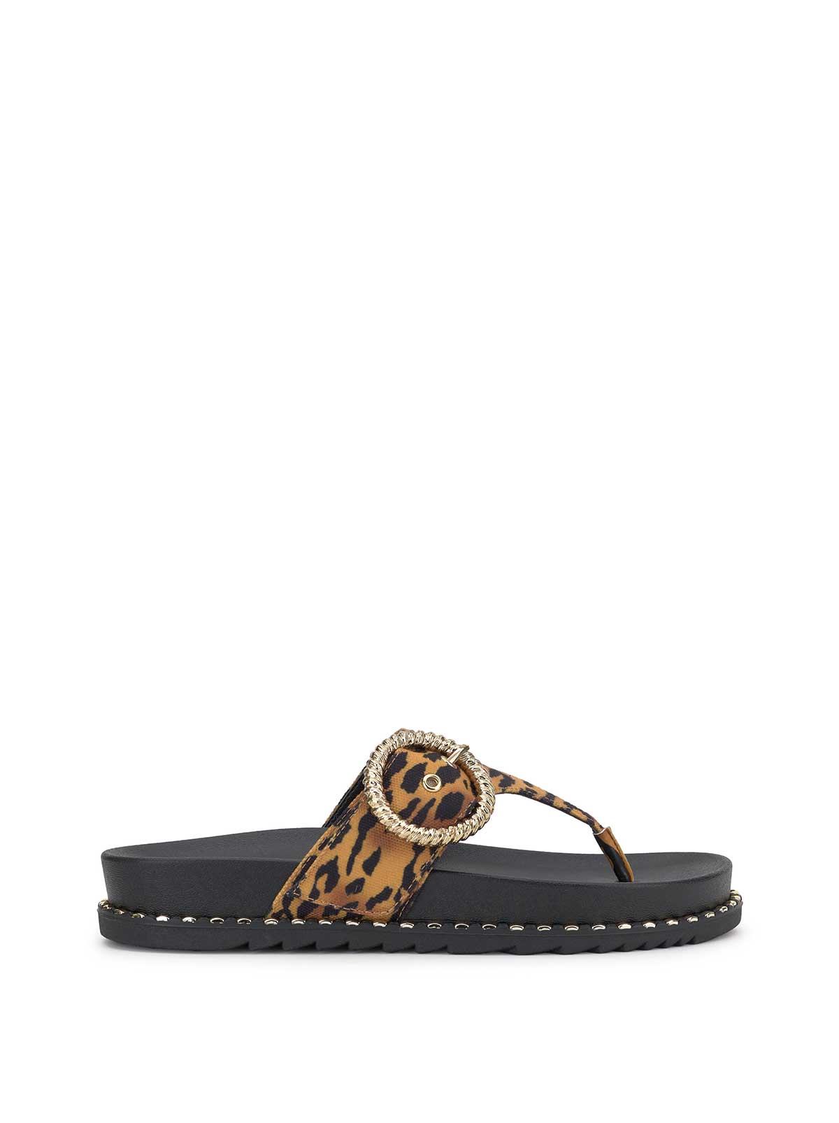 Jessica Simpson Featured - Cymmeri Flat Sandal in Tiger Print
