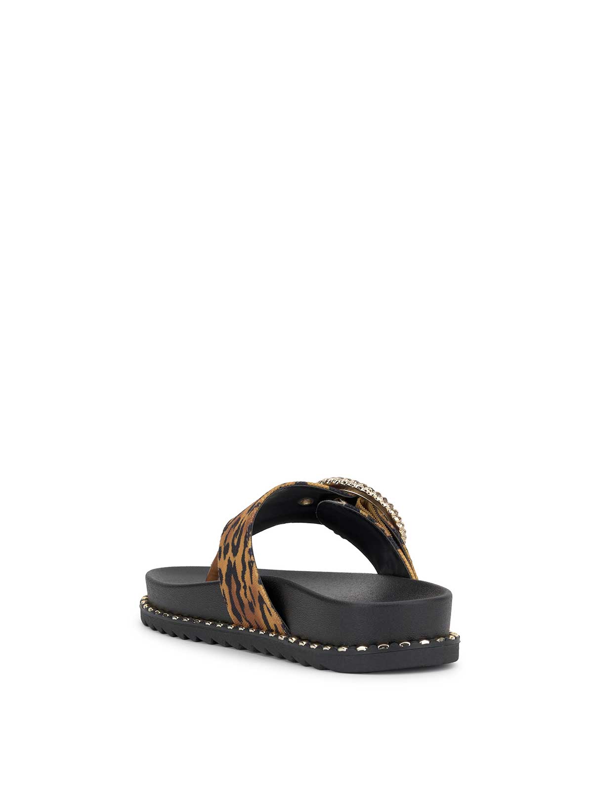 Jessica Simpson Featured - Cymmeri Flat Sandal in Tiger Print