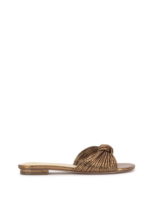 Jessica Simpson Recommended - Dydra Knotted Flat Sandal in Bronze