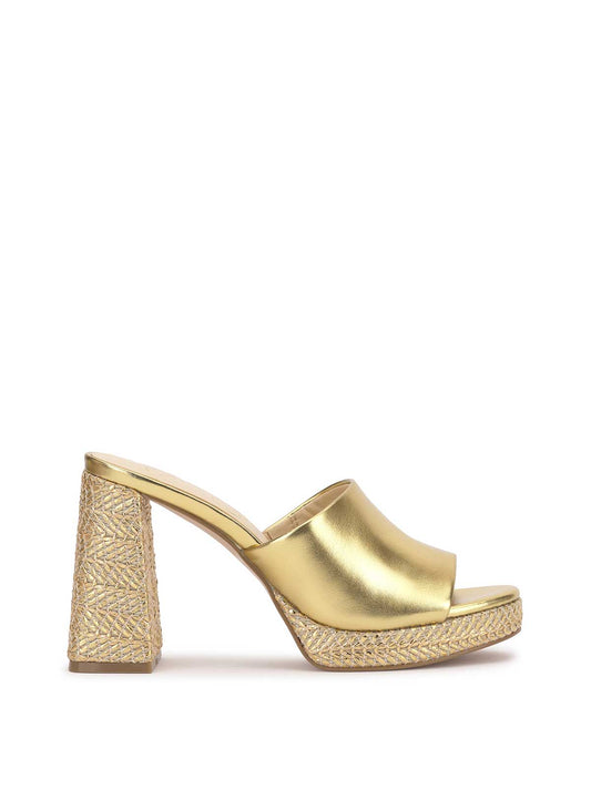 Jessica Simpson Exclusive - Kameena Mule Platform in Gold