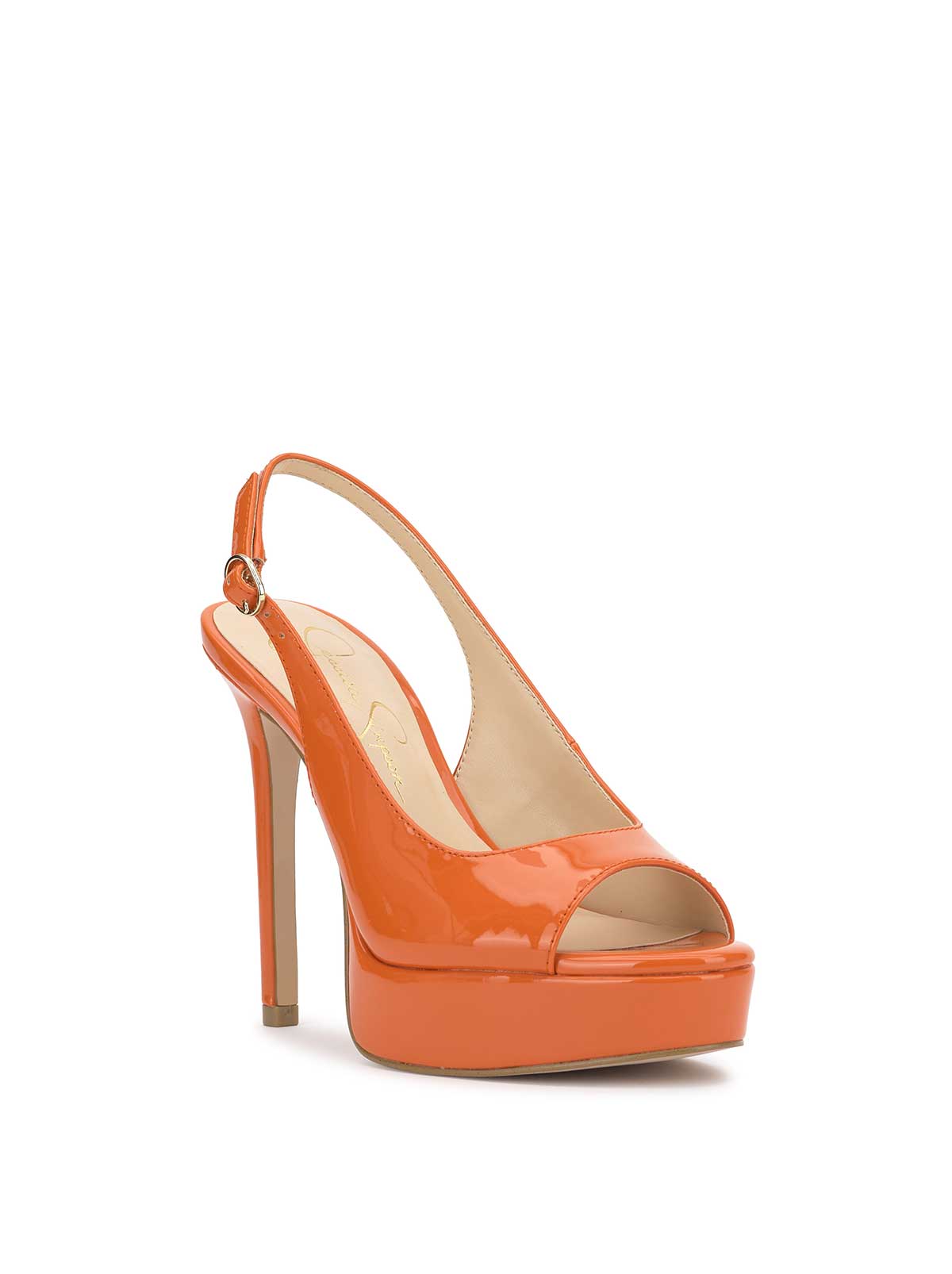 Jessica Simpson Featured - Sibilla High Heel in Tangerine
