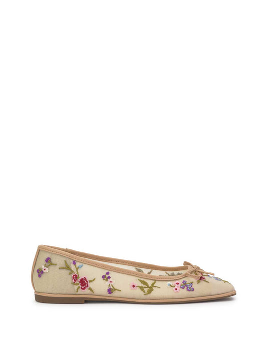 Jessica Simpson Trending - Vayrina Ballet Flat in Floral Mesh