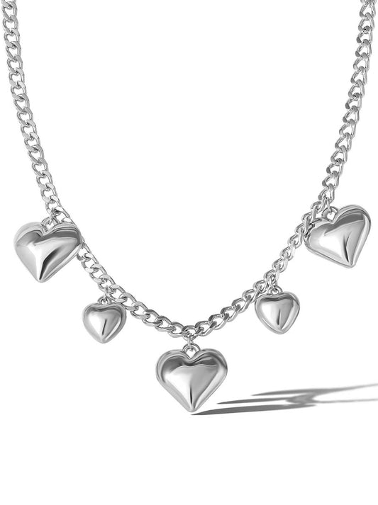 Jessica Simpson Featured - 5 Heart Necklace