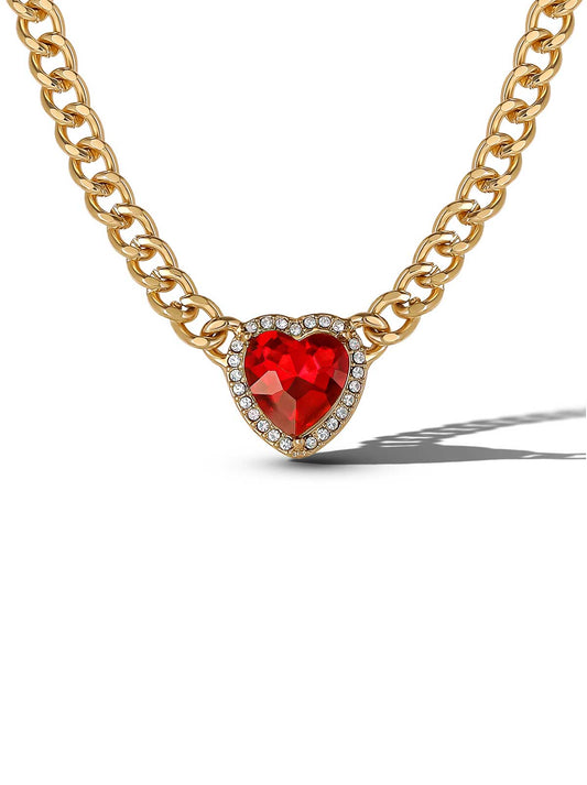 Jessica Simpson Recommended - Red Heart Necklace