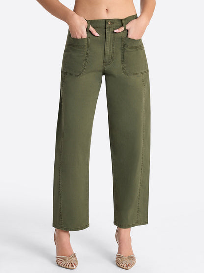 Jessica Simpson Trending - Relaxed Barrel Jeans in Forest Night
