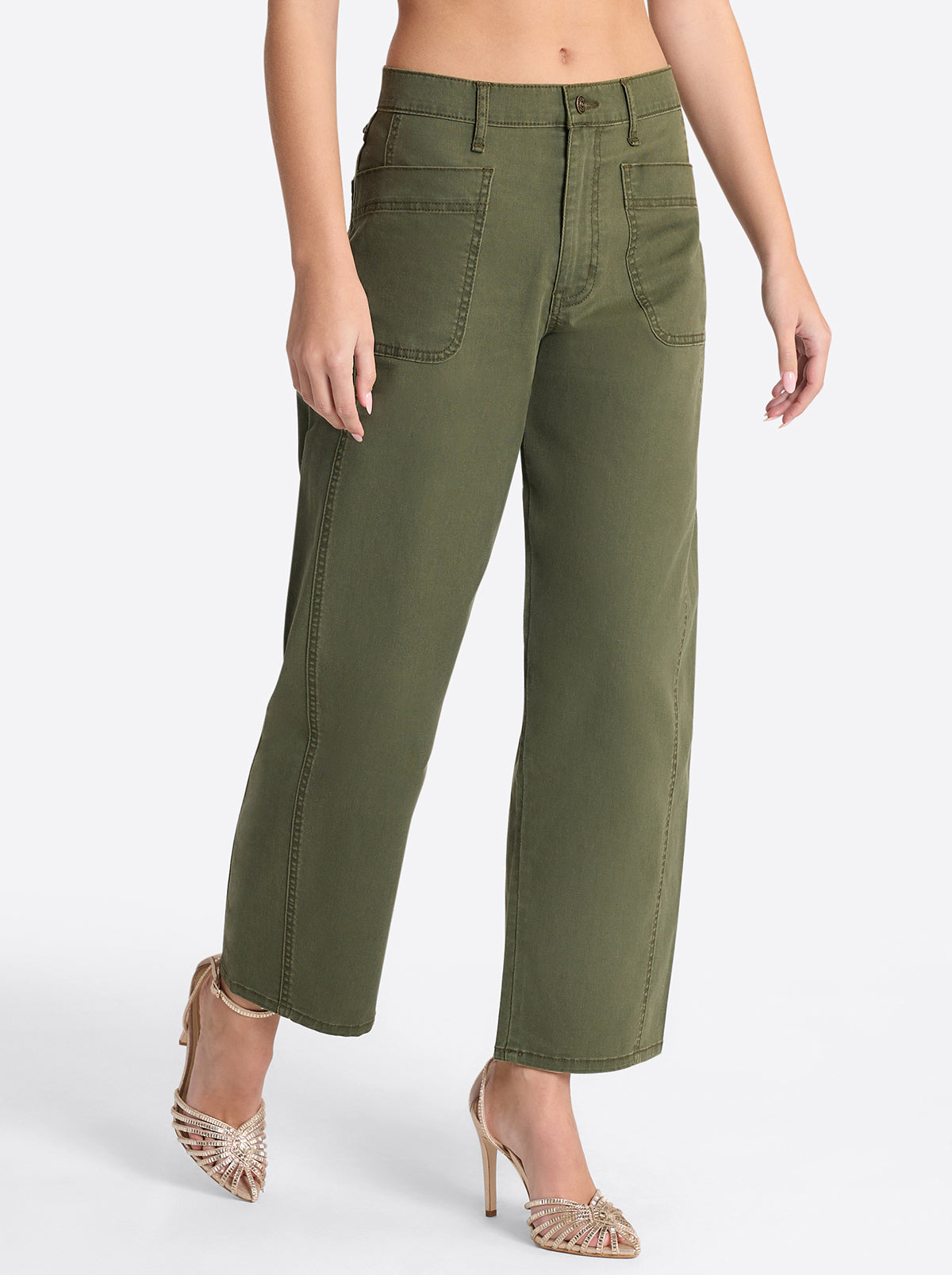 Jessica Simpson Trending - Relaxed Barrel Jeans in Forest Night