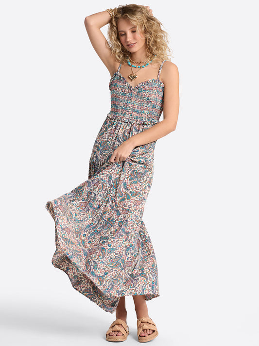 Jessica Simpson Featured - Bronte Dress in Buttercream Playful Paisleys