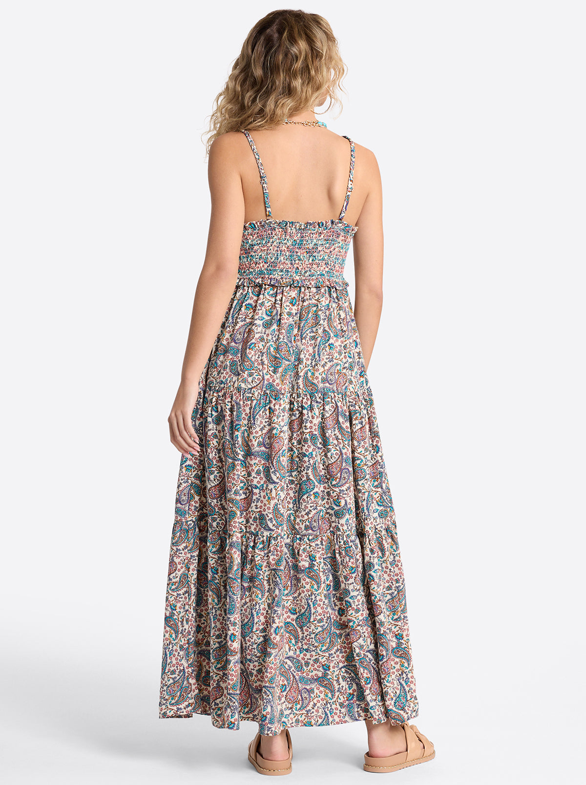 Jessica Simpson Featured - Bronte Dress in Buttercream Playful Paisleys