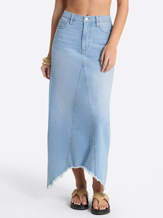 Jessica Simpson Exclusive - Della Maxi Skirt in Mystic Breeze