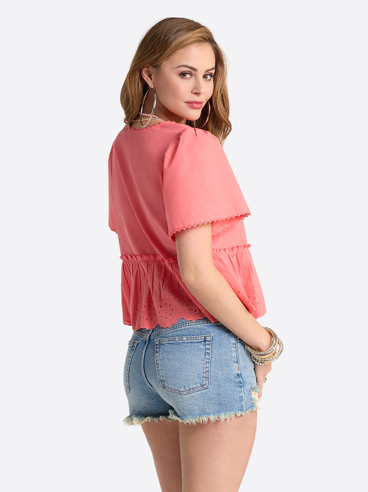 Jessica Simpson Best Seller - Raquelle Blouse in Dubarry