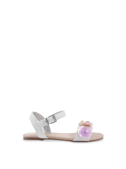 Jessica Simpson Popular - Little Girls' Rachel Gani Flat in White