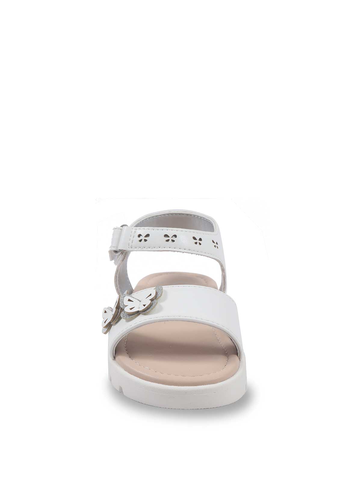 Jessica Simpson Featured - Toddler Tia Heather Sandals in White & Silver