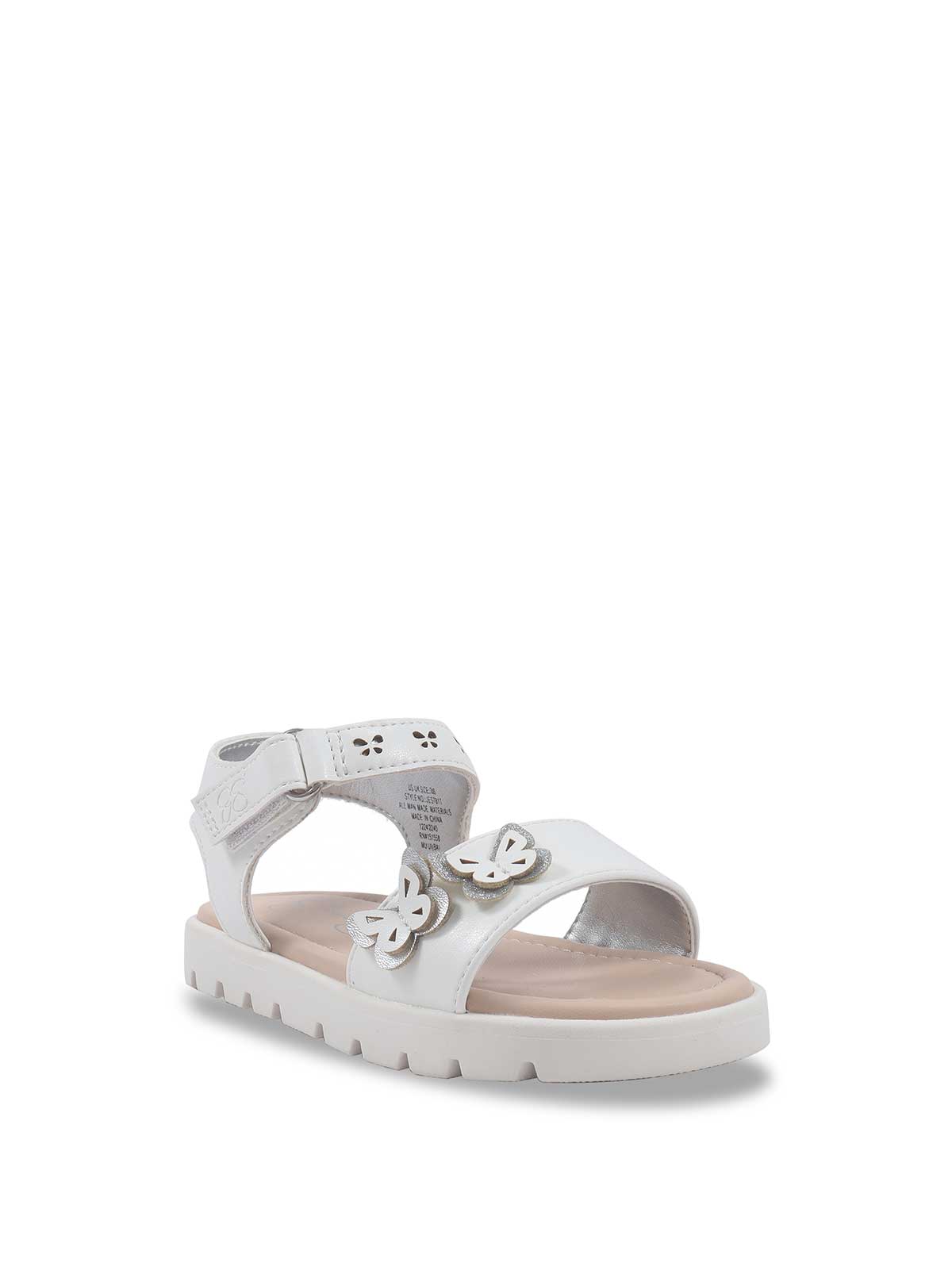Jessica Simpson Featured - Toddler Tia Heather Sandals in White & Silver