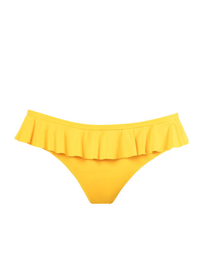 Jessica Simpson Featured - Solids Ruffle Bikini Bottom in Tangerine