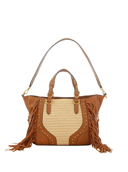 Jessica Simpson Featured - Walton Satchel in Luggage