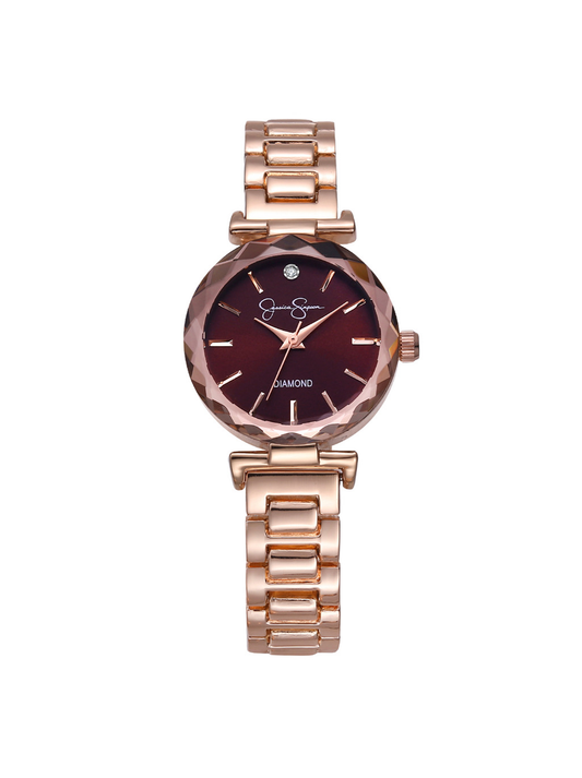 Jessica Simpson Trending - Diamond Dial Bracelet Watch in Rose Gold