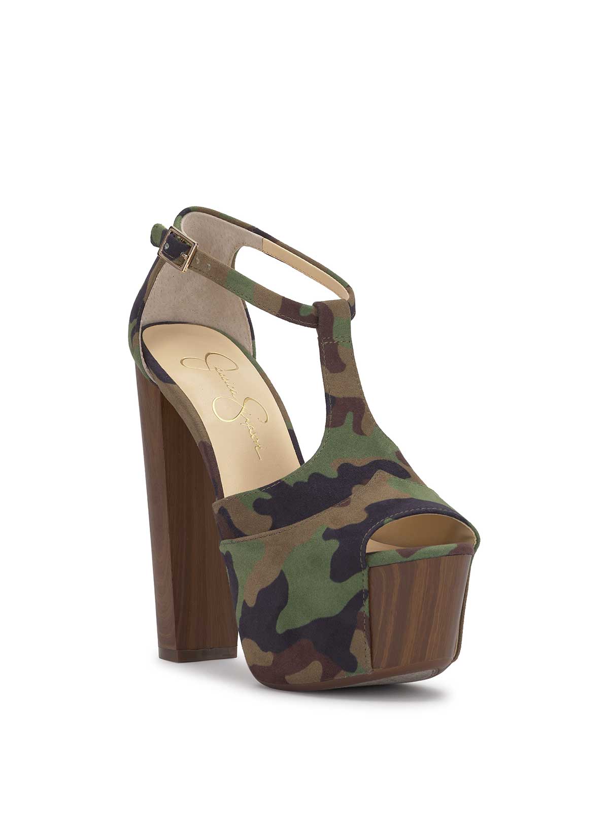 Jessica Simpson Trending - Dany Platform in Forest Camo
